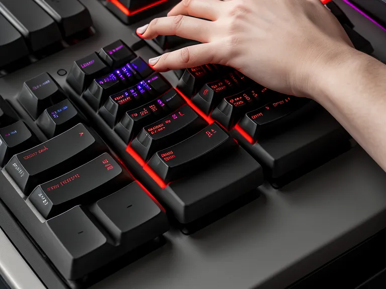 Nahaufnahme einer Hand, die beim Favoriten markieren in Final Cut Pro die F-Taste auf einer Tastatur drückt.
