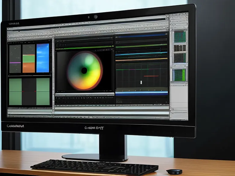 Der Final Cut Pro X Einsteigerkurs auf dem Monitor im Homeoffice -- Lernmodule für Videoschnitt-Anfänger auf dem Mac mini.