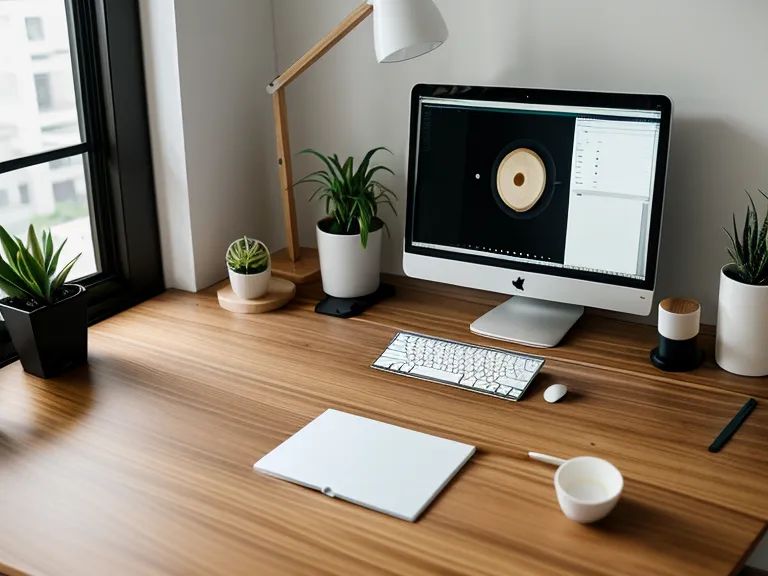 Bildanimation stoppen: Mac mini auf einem Schreibtisch zeigt ein statisches Foto in der Timeline von Final Cut Pro